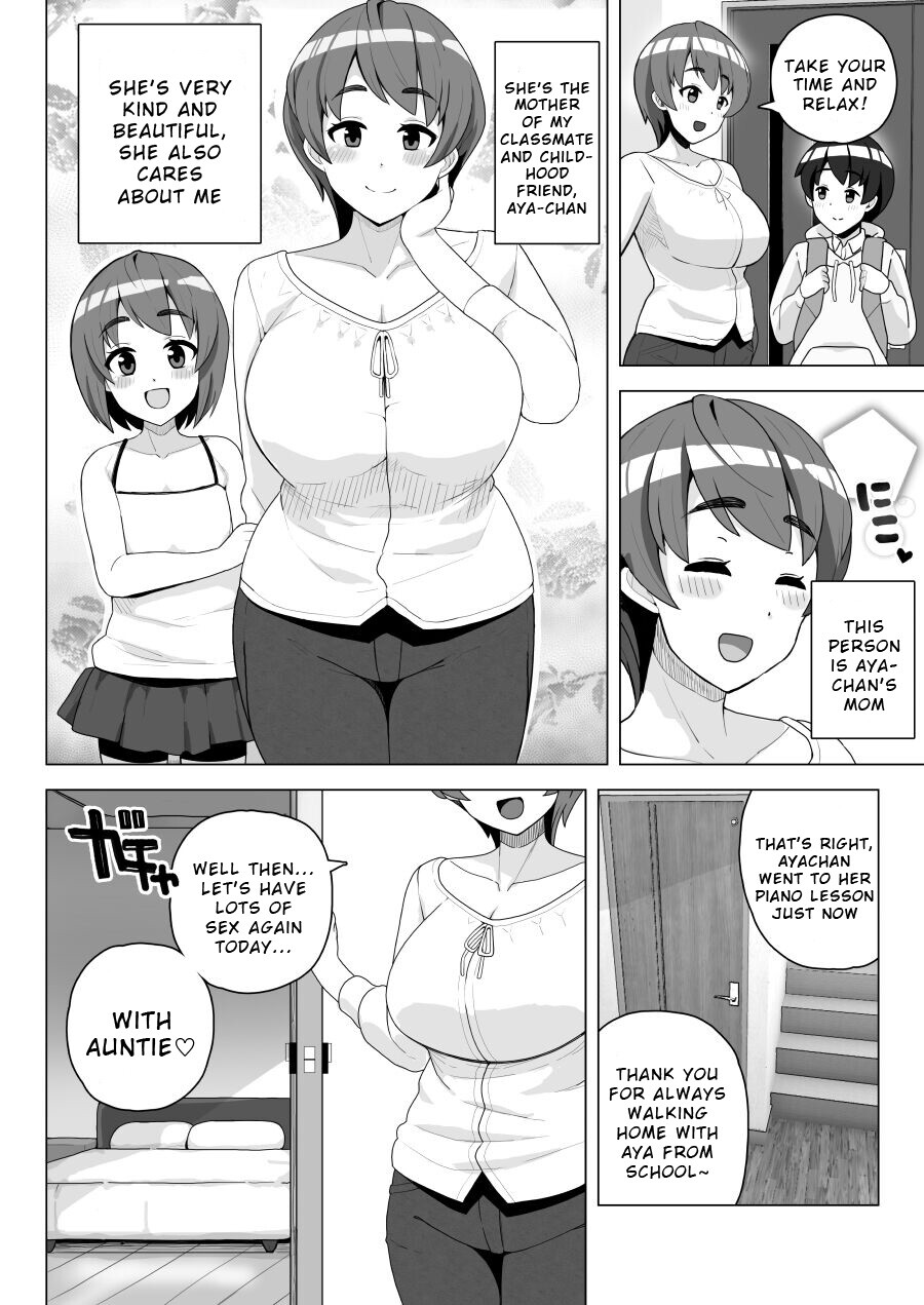 Hentai Manga Comic-My Friend's Mom Is a Sex Friend Who's OK With Creampie-Read-4